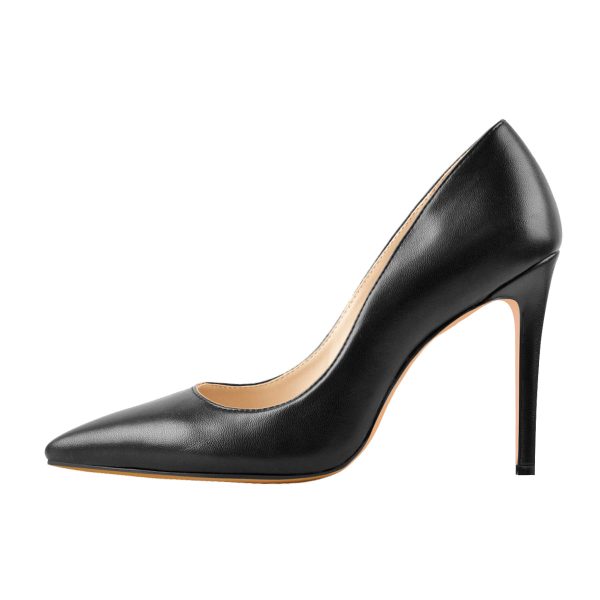8cm 10cm 12cm Matte Pointed Toe Slip On High Heel Pumps - Image 6