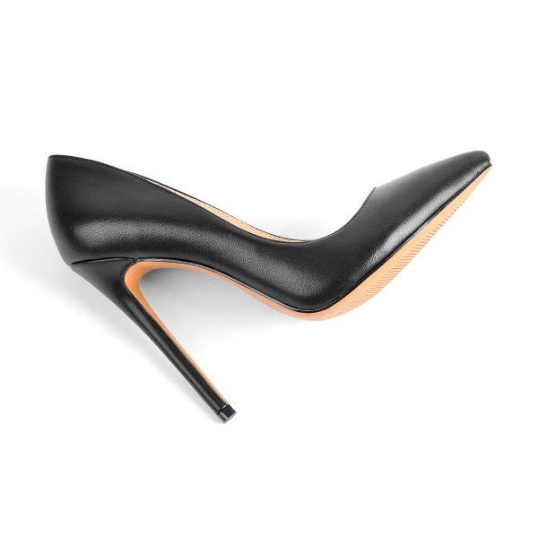 8cm 10cm 12cm Matte Pointed Toe Slip On High Heel Pumps - Image 2