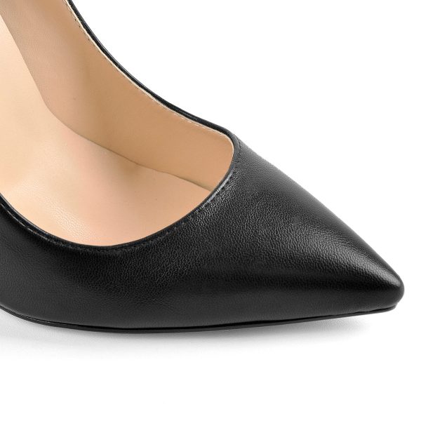8cm 10cm 12cm Matte Pointed Toe Slip On High Heel Pumps - Image 4