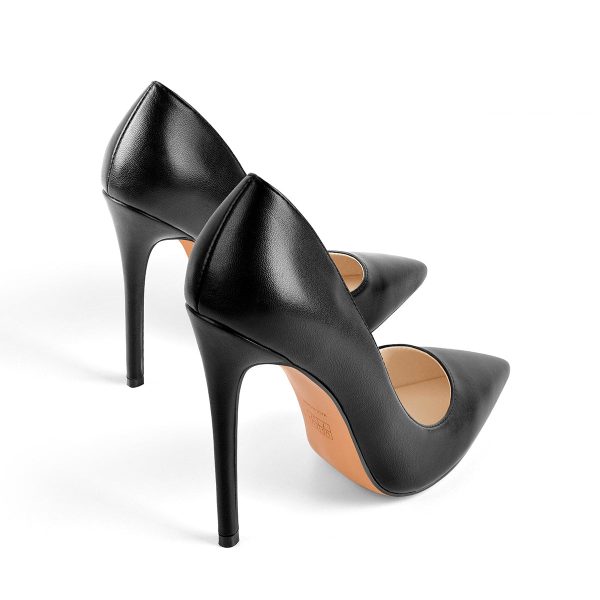 8cm 10cm 12cm Matte Pointed Toe Slip On High Heel Pumps - Image 5