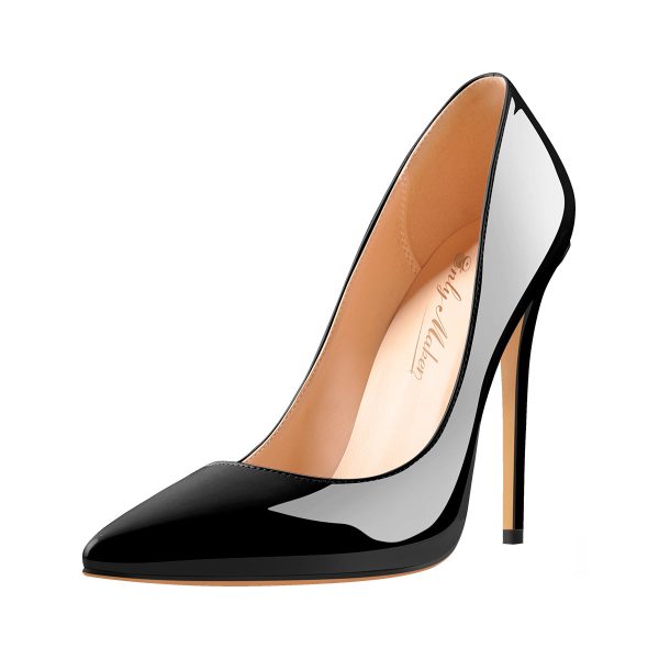 8cm 10cm 12cm Pointed Toe Slip On High Heel Pumps - Image 2