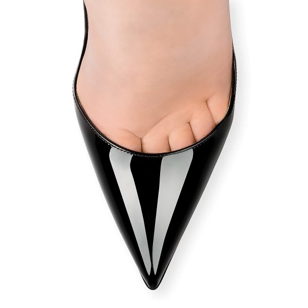 8cm 10cm 12cm Pointed Toe Slip On High Heel Pumps - Image 5