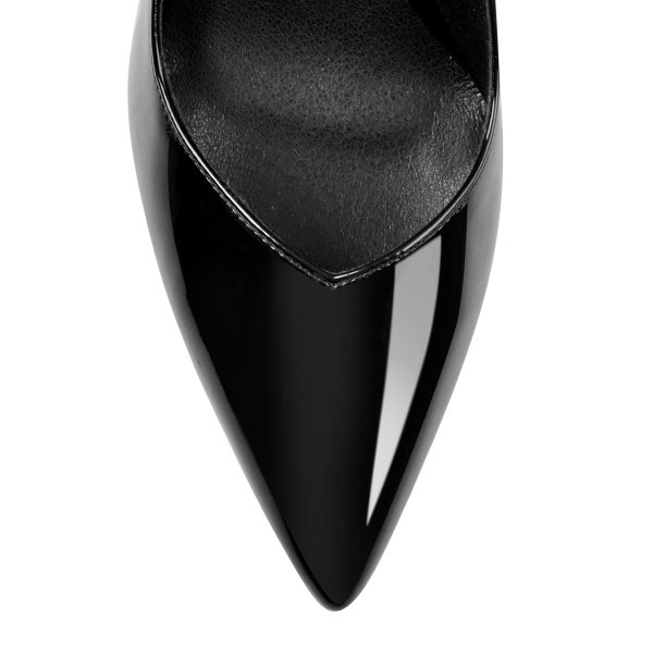 Low Platform Pointed Toe Stiletto Heels Pumps - Image 6
