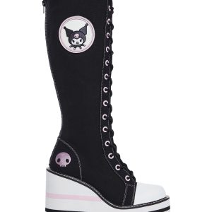 X Sanrio Detention Kuromi Platform Boots