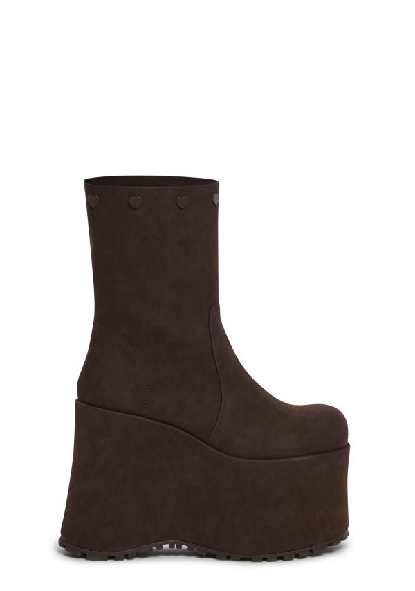 Snuggle Wonderland Platform Boots - Teddy Bear - Image 5