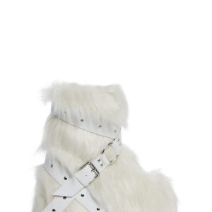 Low Wild Instincts Faux Fur Boots - White