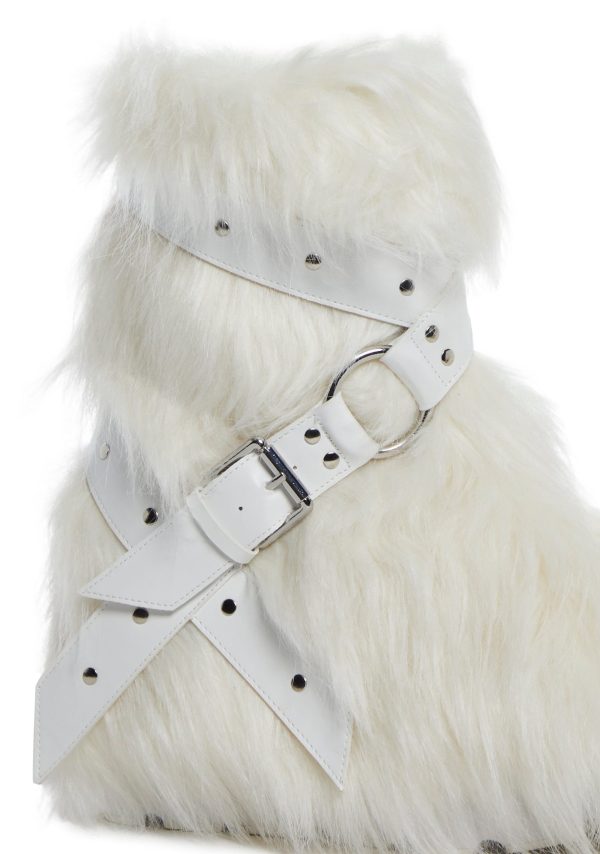 Low Wild Instincts Faux Fur Boots - White - Image 2