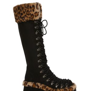 Flash On Leopard Boots